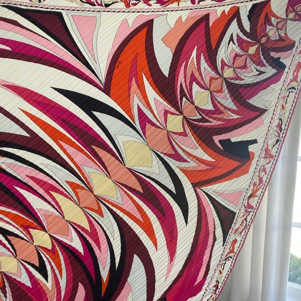 PUCCI PLEATED SCARF